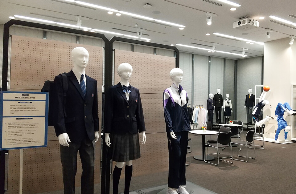 スクールユニフォームの総合展示会でTerraceRoomをご利用いただきました。
