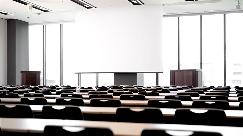 会場の特徴のイメージ