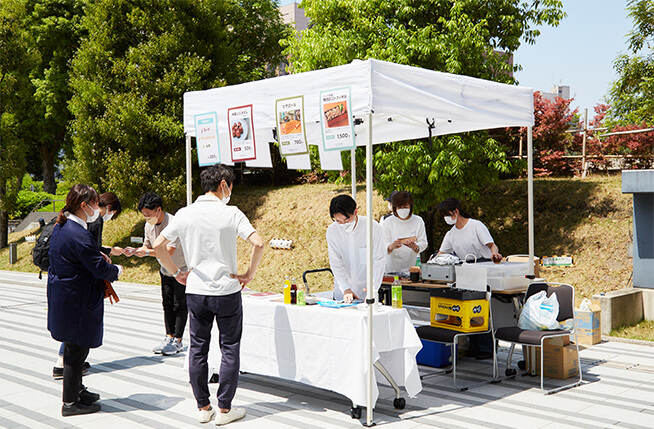 屋内販売.のイメージ